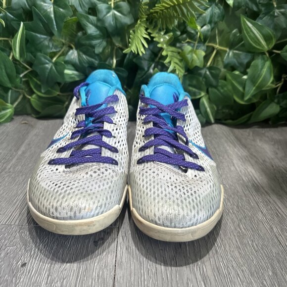 Nike Shoes Mens 7.5 Kobe XI 11 Low Draft Day White/Purple/Blue 836183-154 VGC main image 6